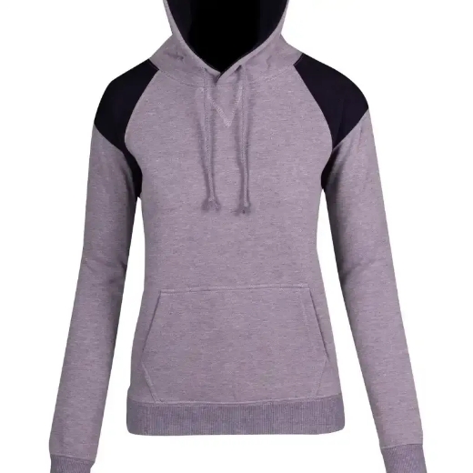 Picture of RAMO, Ladies Shoulder Contrast Panel Hoodie